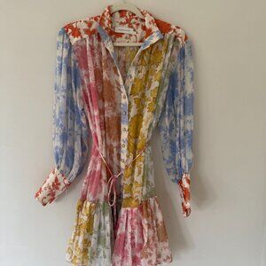 Zimmermann Postcard Lantern Mini- Spliced Tonal Floral